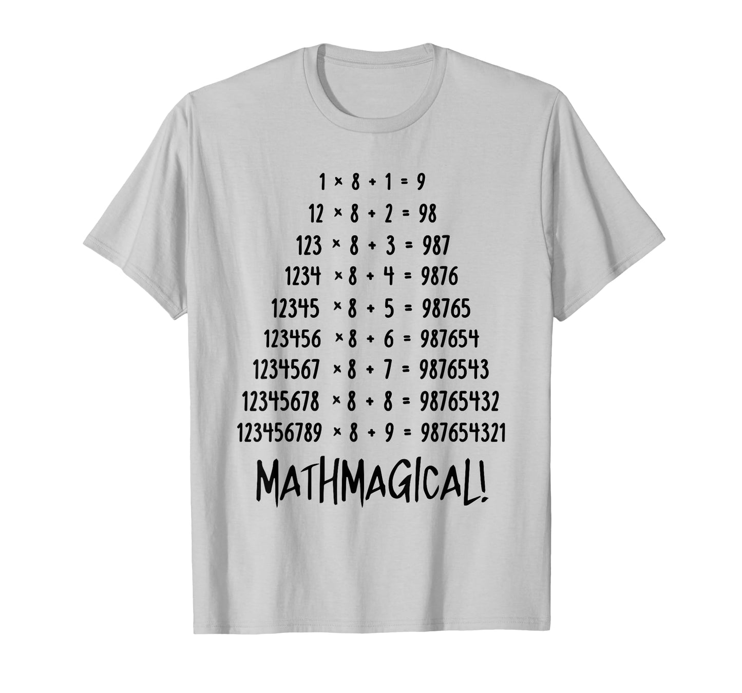 Mathmagical Christmas Math Teacher Pajamas Funny Math Pun T-Shirt