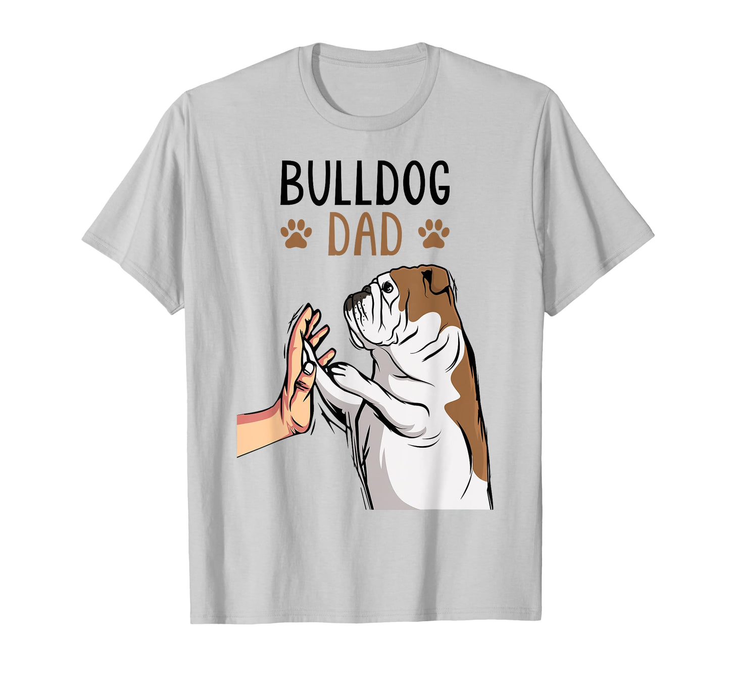 Bulldog Dad Funny English Bulldog Dog Owner Men T-Shirt
