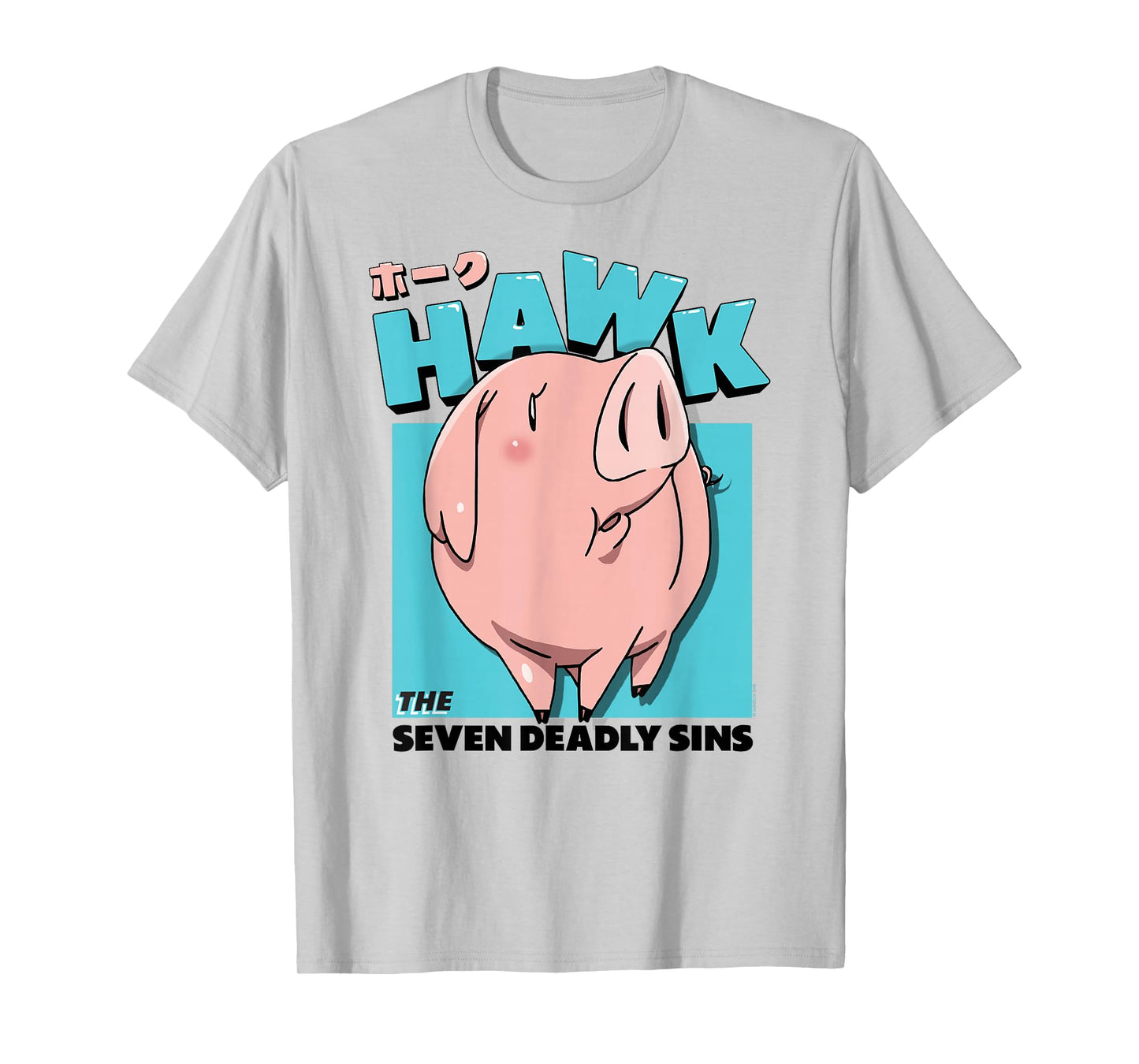 The Seven Deadly Sins Hawk The Pig Cute Portrait Anime T-Shirt