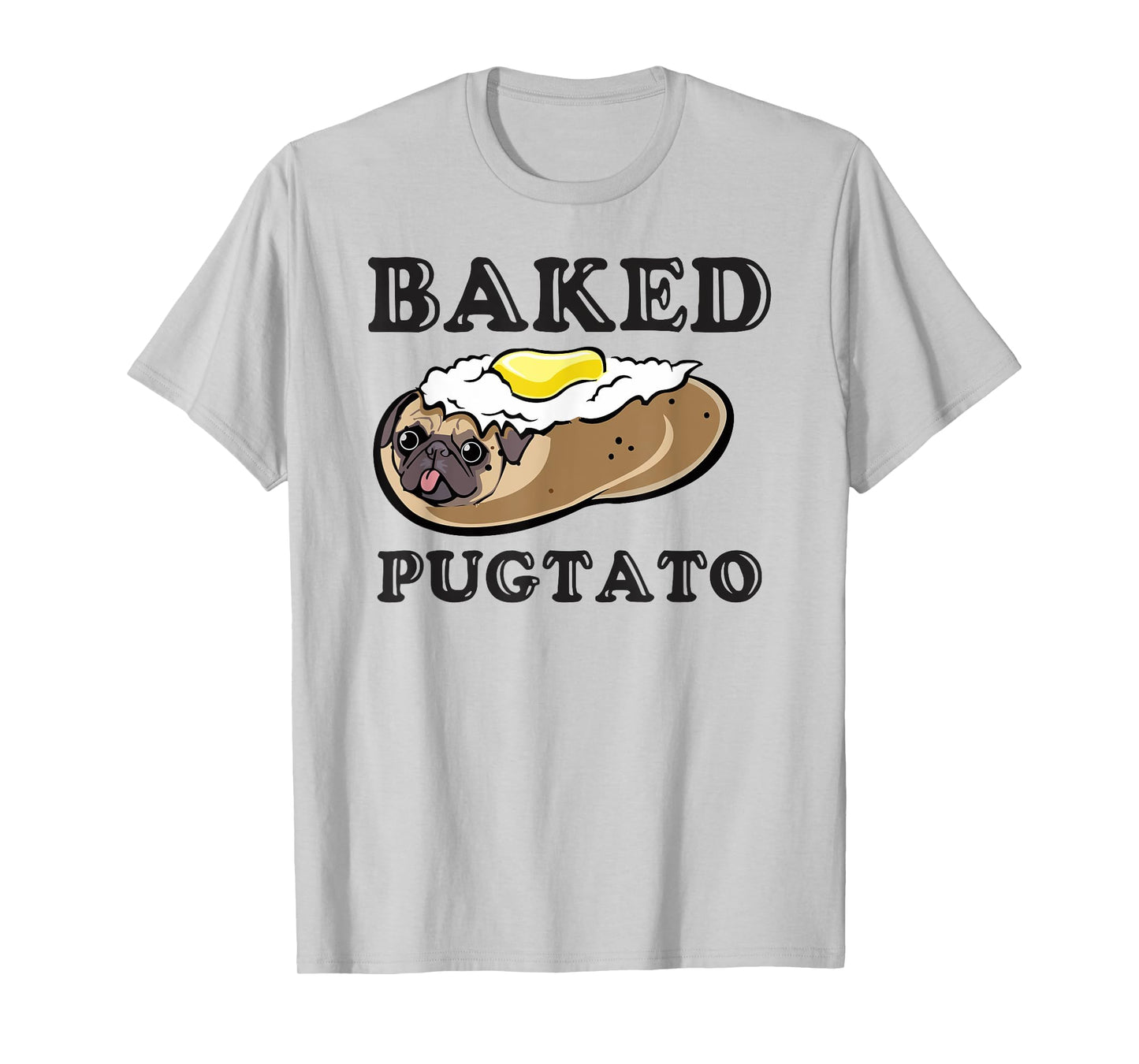 Pugtato, Funny Dog Lovers, Ladies Man Dog, I Love My Pug T-Shirt