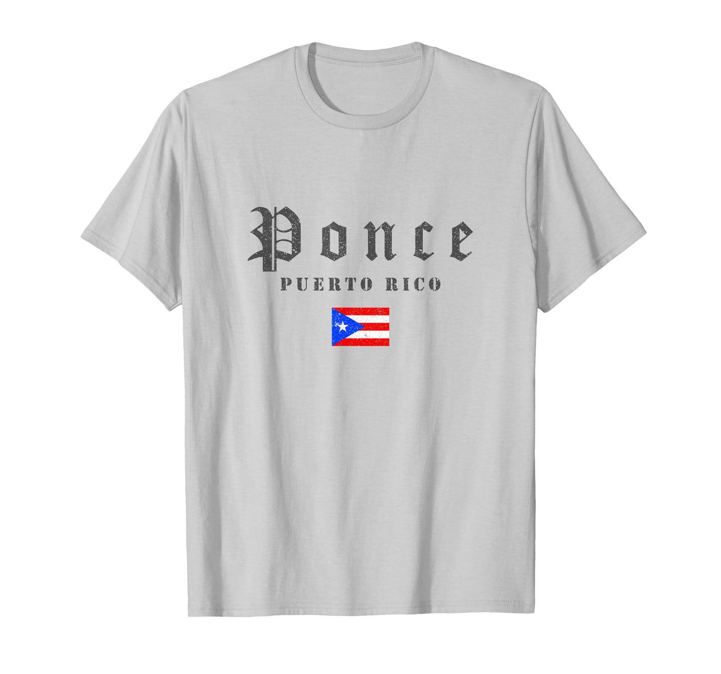 Vintage Ponce Puerto Rico Flag Pride Home Root Travel T-Shirt