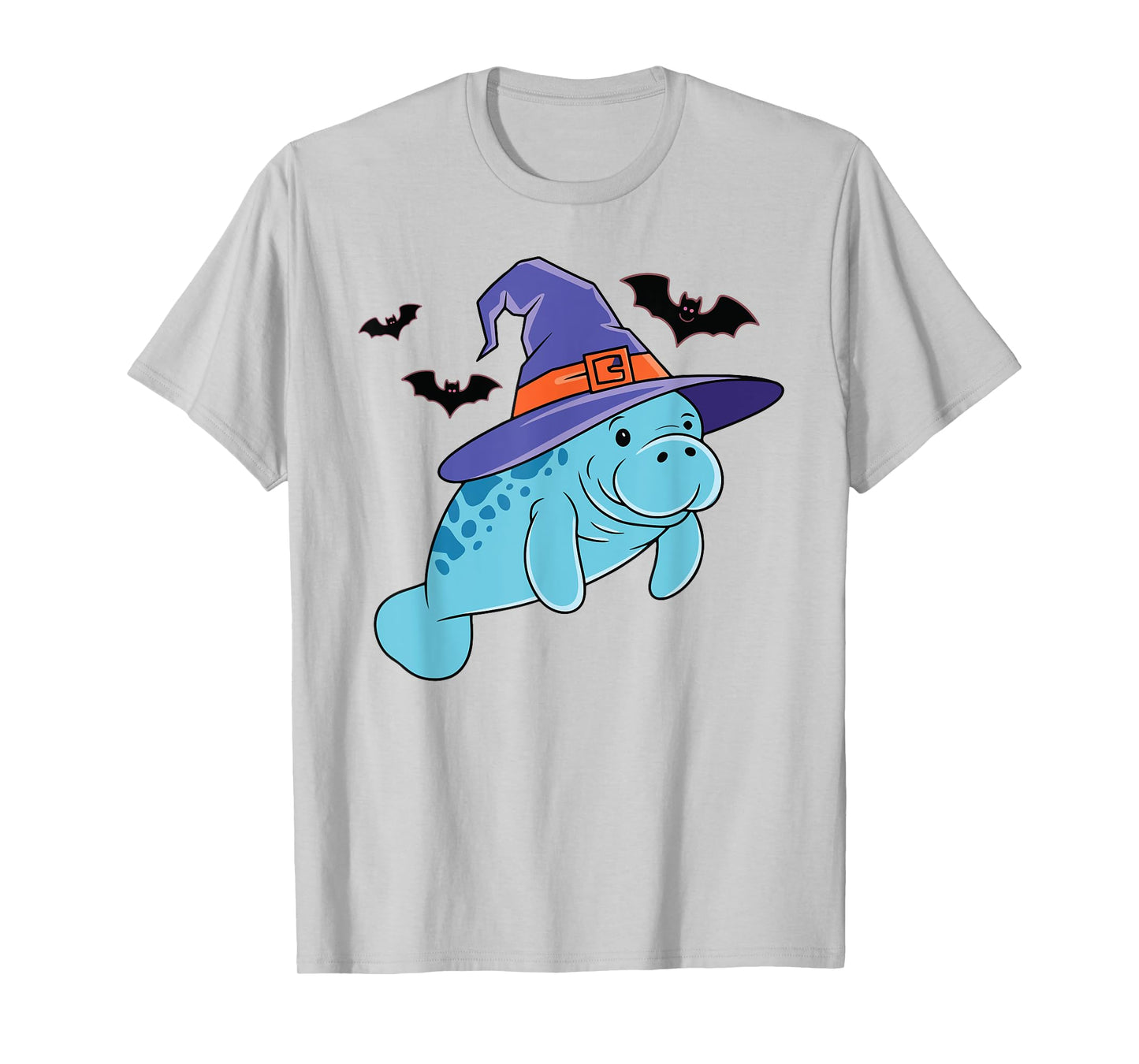 Lazy Witch Manatee Halloween Sea Cow Costume Kids T-Shirt