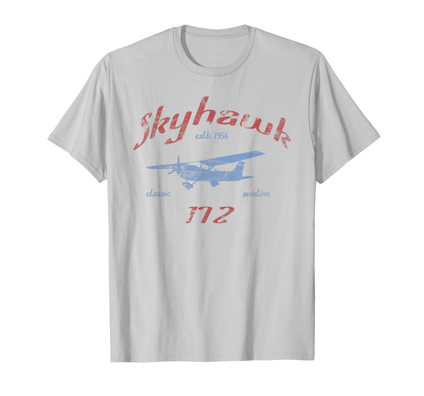 172 Skyhawk Airplane Classic Vintage Aviation Private PIlot T-Shirt