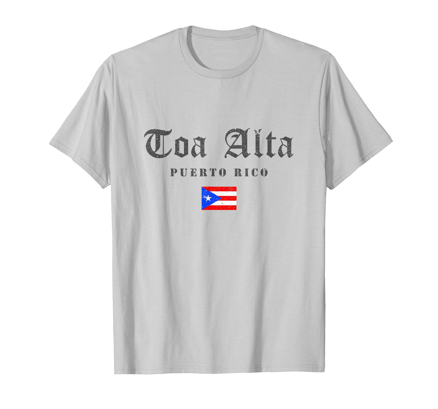 Vintage TOA Alta Puerto Rico Flag Pride Home Root Travel T-Shirt
