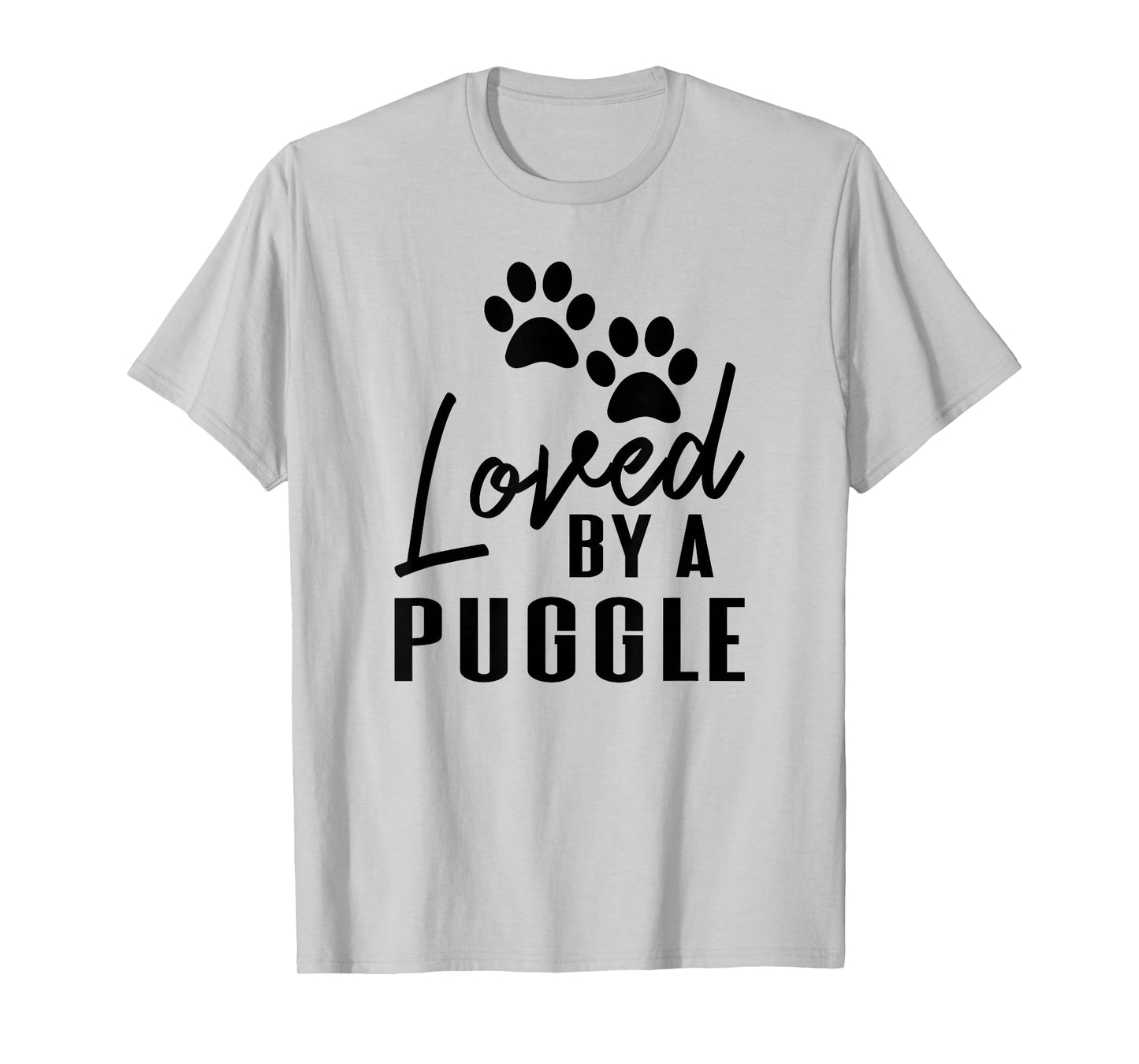 Loved by A Puggle Dog Mom or Dog Dad T-Shirt