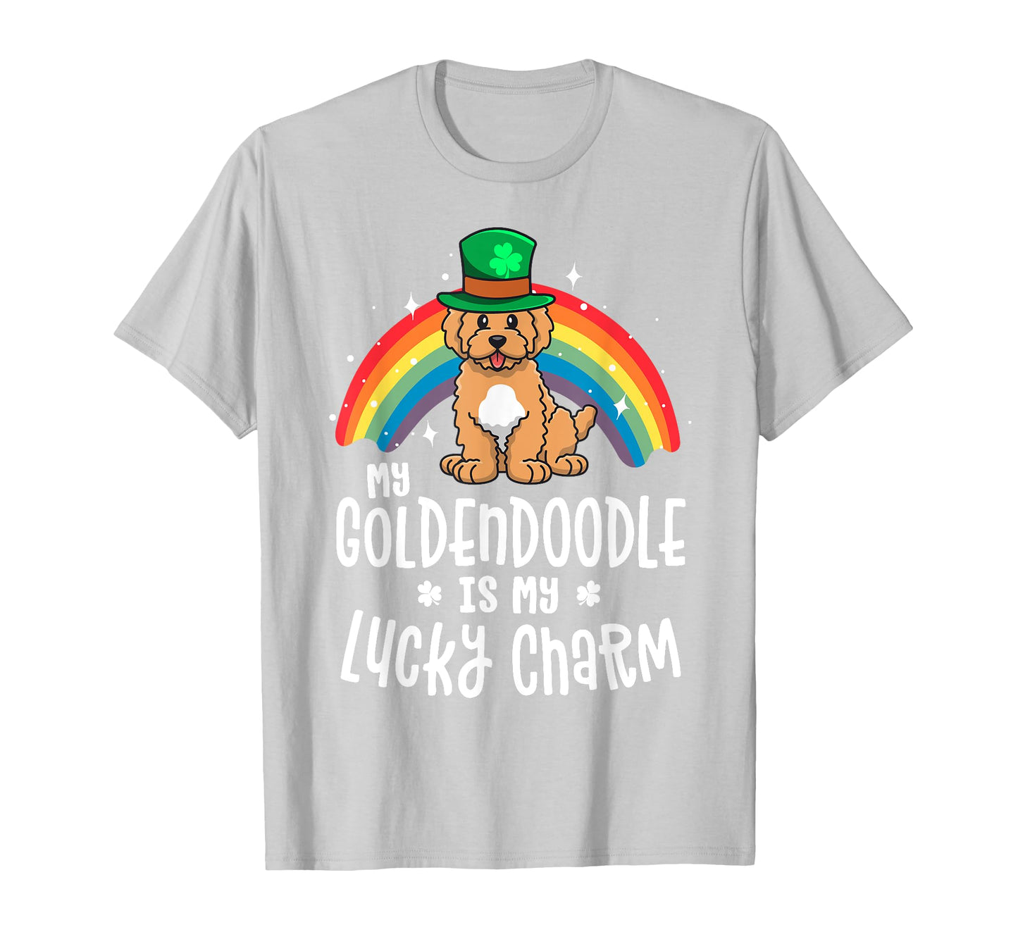 Goldendoodle Dog St Patricks Day Shirt For Women Doodle T-Shirt