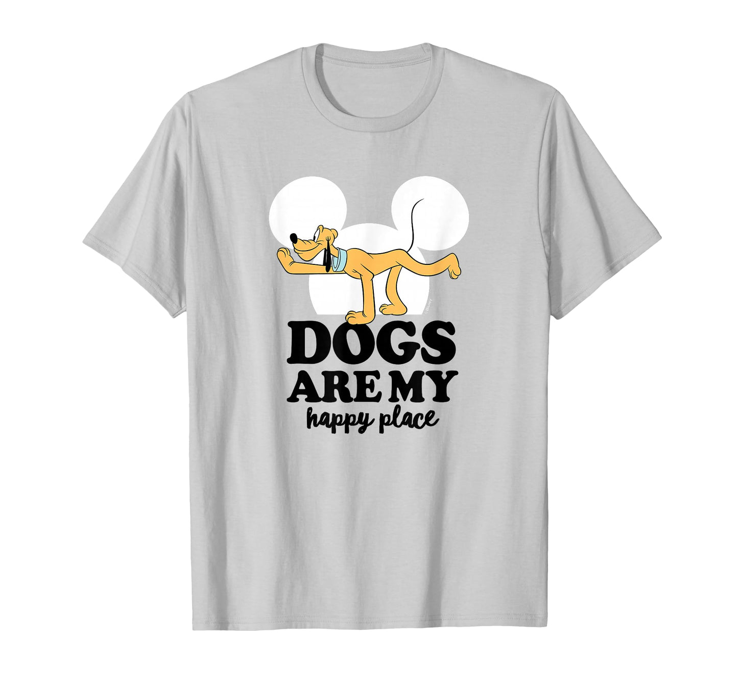 Pluto - Dogs are My Happy Place T-Shirt
