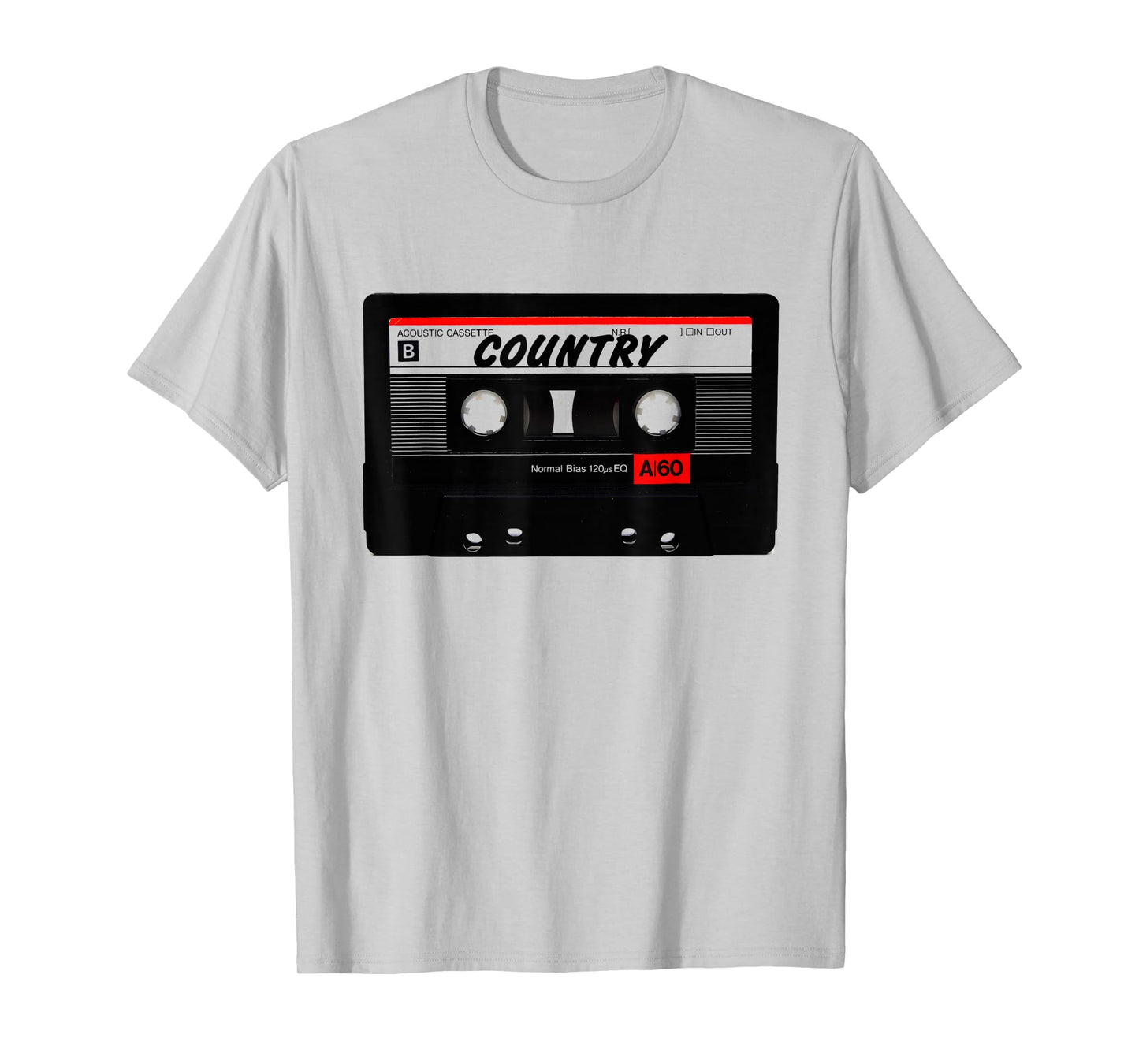 Country Music Mixtape 90s 80s 70s Retro Audio Cassette Tape T-Shirt