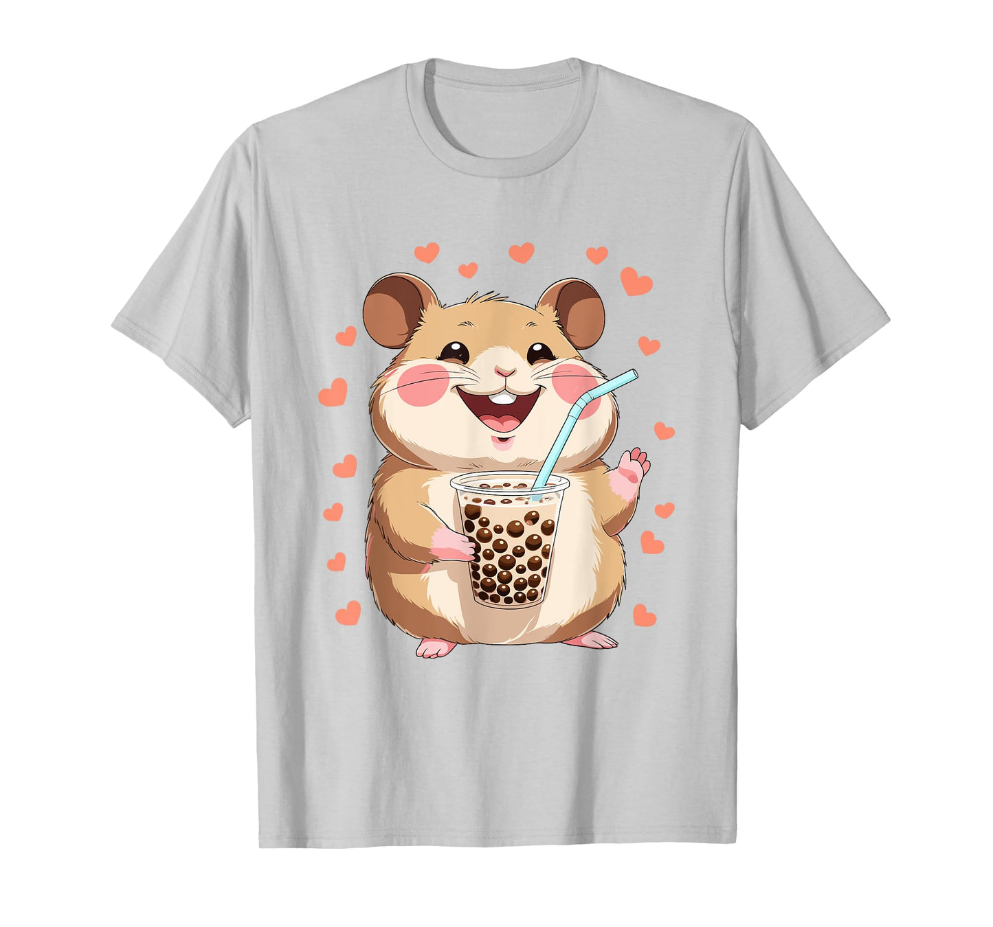Cute Kawaii Capybara Boba Drinking Boba Kawaii Bubble Tea T-Shirt