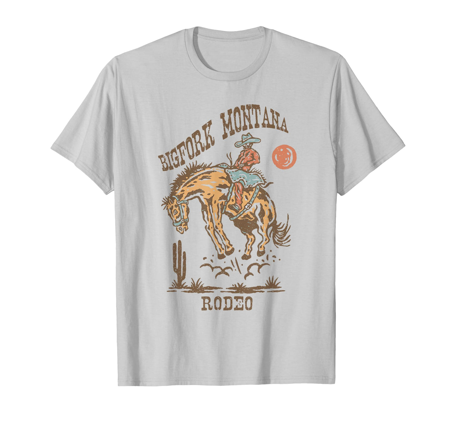 Bigfork Montana Rodeo | Vintage Cowgirl T-Shirt