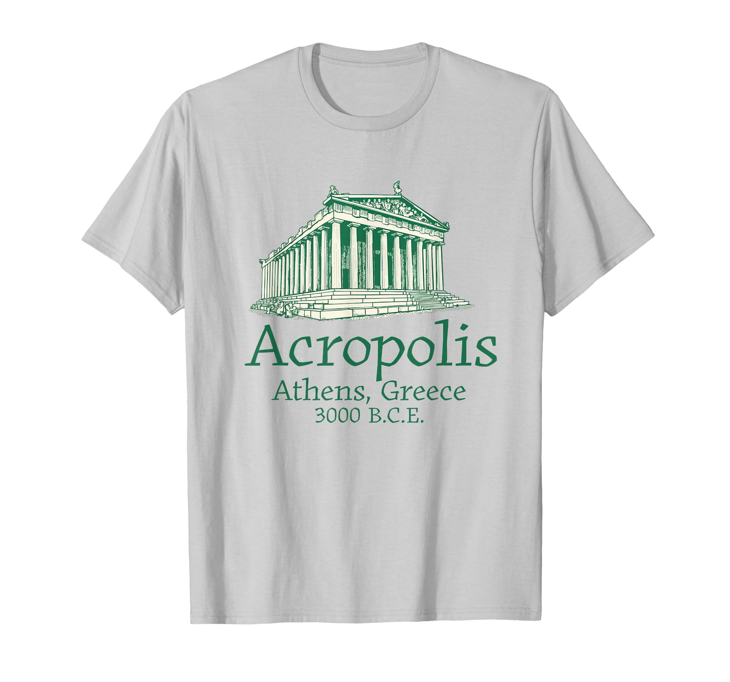 Souvenir from Acropolis Athens Greece Greek Parthenon T-Shirt