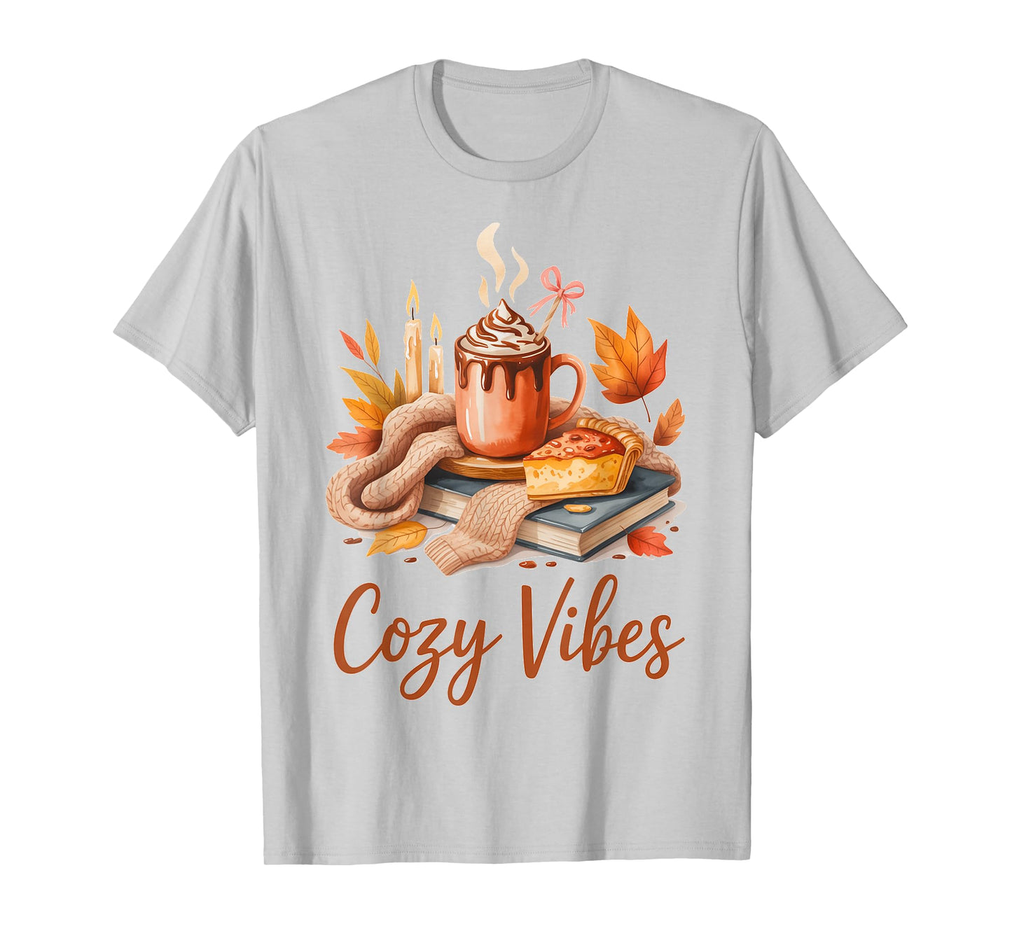 Cozy Vibes for Fall Lovers Relaxing at Home T-Shirt