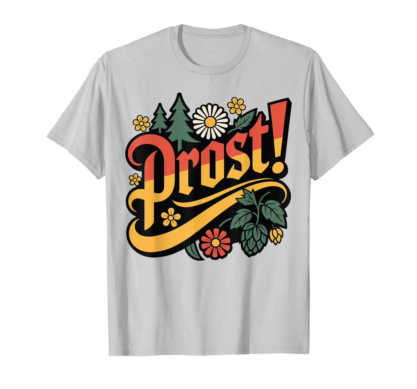Oktoberfest Drinking Vintage German Prost Men Women T-Shirt