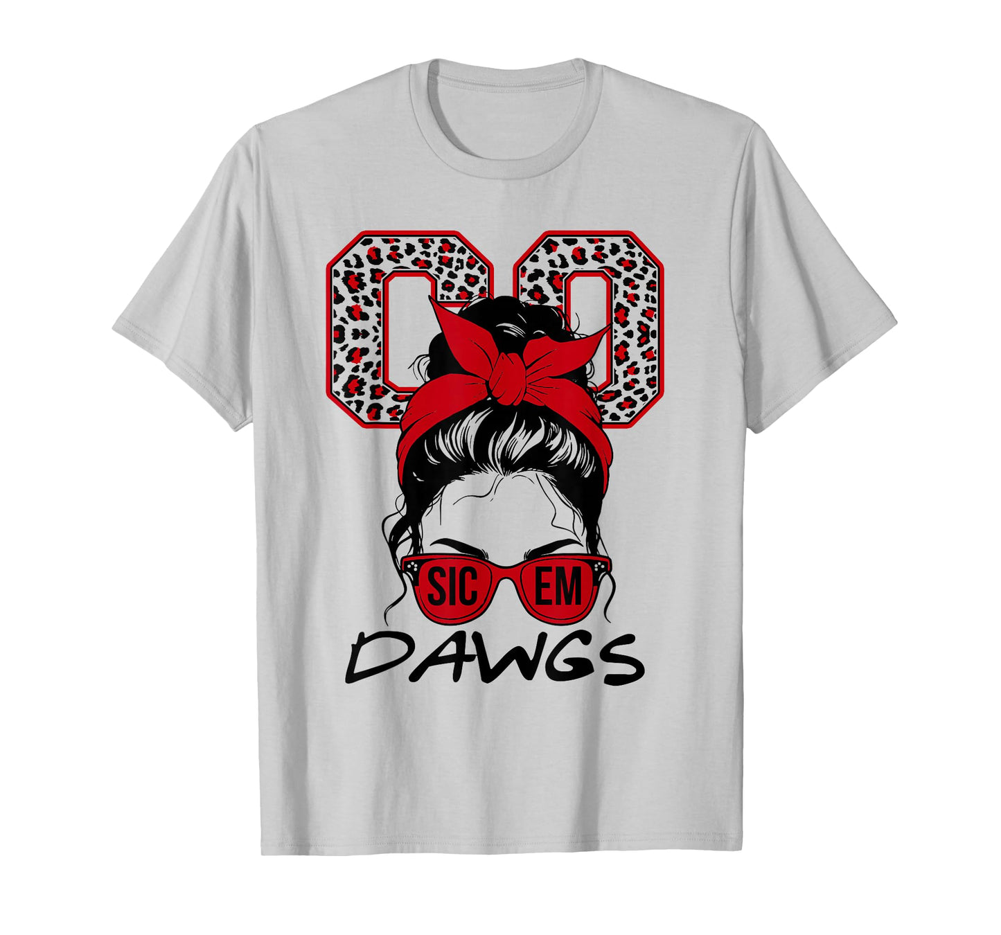 Retro Bulldogs Go Sic Em Pride Dawgs Name Gift for Women T-Shirt