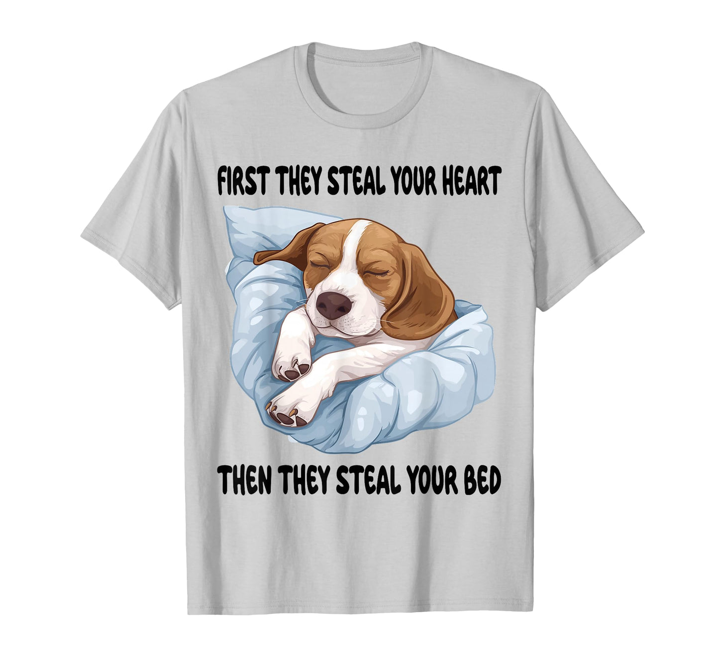 Beagle Sleeping Pajamas Nightgown T-Shirt