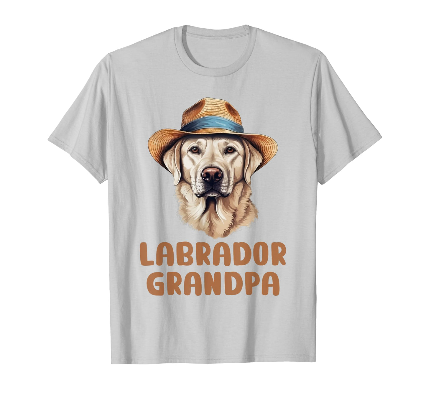 Cute Labrador Grandpa Dog Lovers Gift Funny Puppy Lab Owner T-Shirt