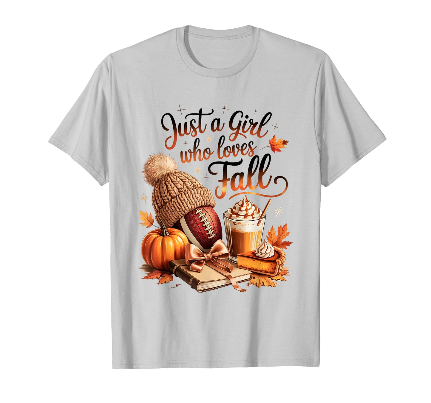 Just a Girl Who Loves Fall Cozy Fall Season Autumn Girl T-Shirt