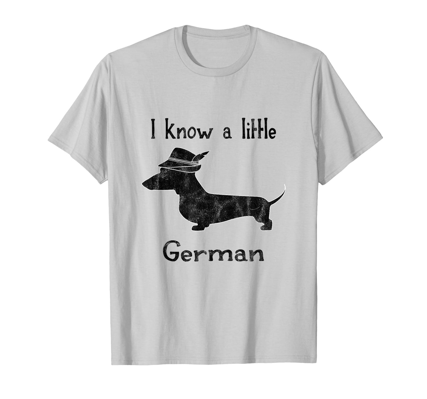 I Know A Little German Funny Dachshund Shirt T-Shirt