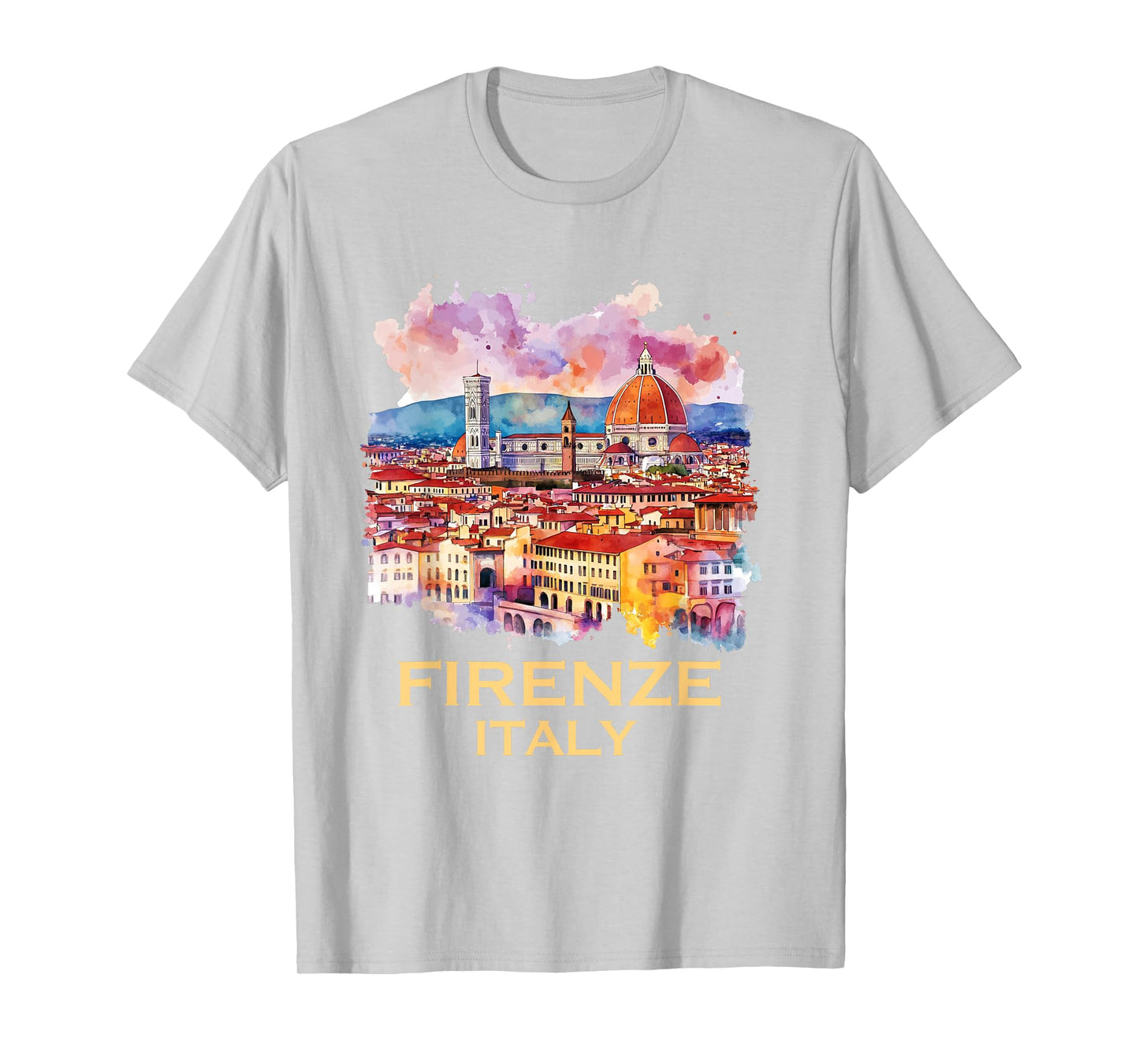 Firenze Italy Souvenirs Skyline Souvenir From Florence Italy T-Shirt