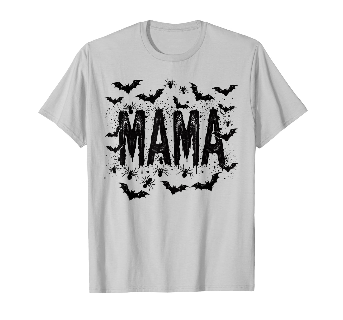 Scary Funny Halloween Mom Bats Spiders Mother Halloween Mama T-Shirt