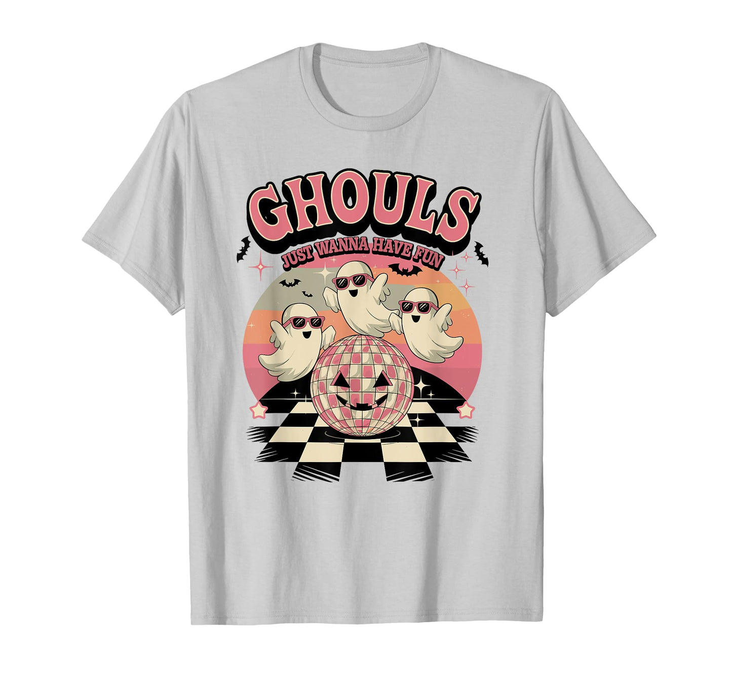 Ghouls Just Wanna Have Fun Retro Halloween T-Shirt