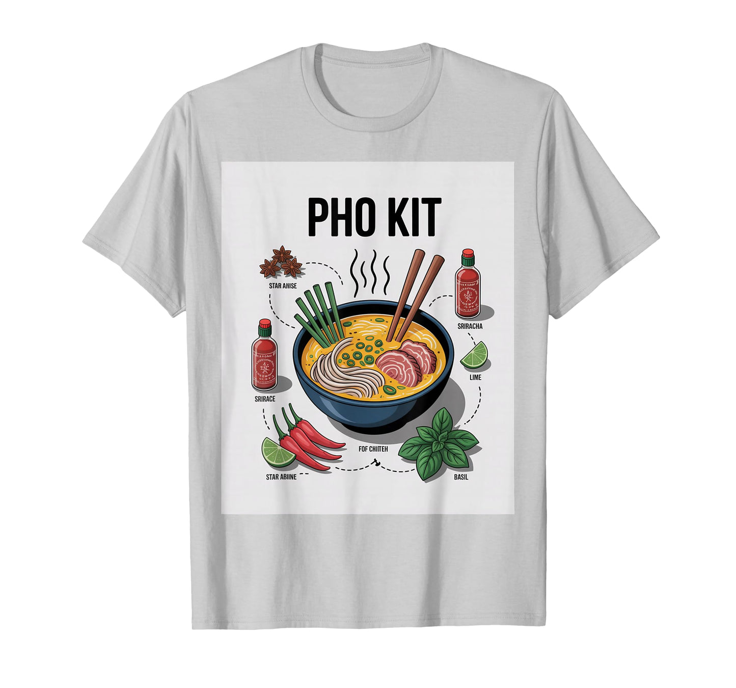 Pho Kit Soup Ingredients Pho Broth at Home Funny Pho Lover T-Shirt