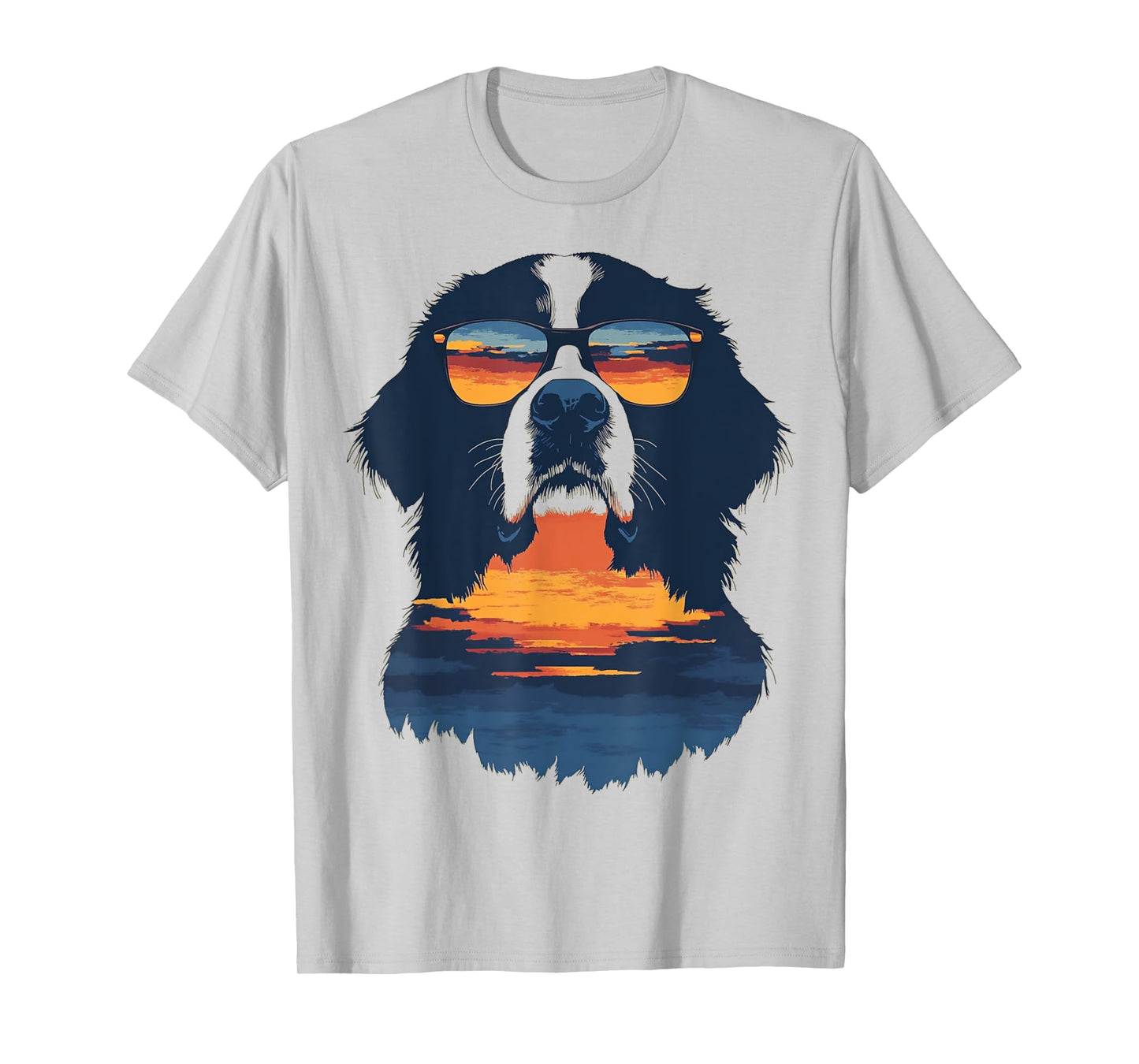 Bernese Mountain Dog Hawaiian Men Women Kids T-Shirt