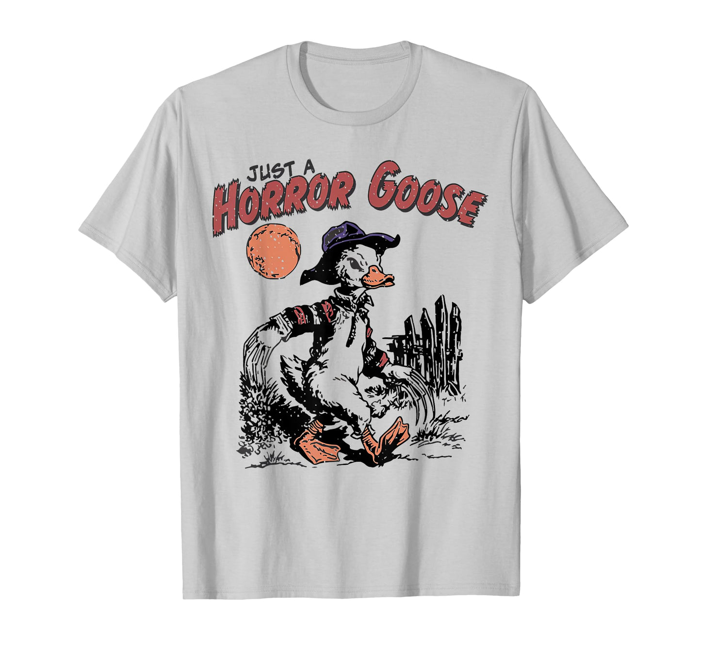 Funny Horror Goose Costume for Halloween Party Lovers T-Shirt
