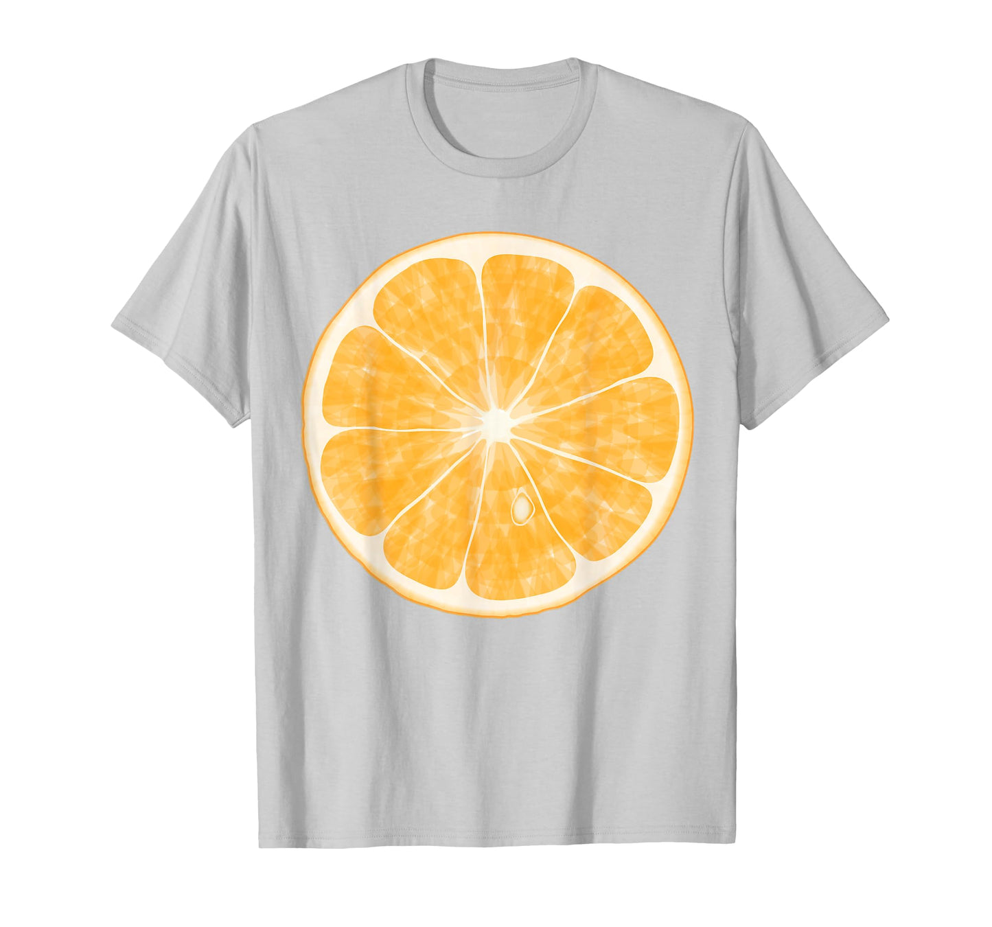 Sliced Orange Fruit Halloween Funny Halloween Design T-Shirt