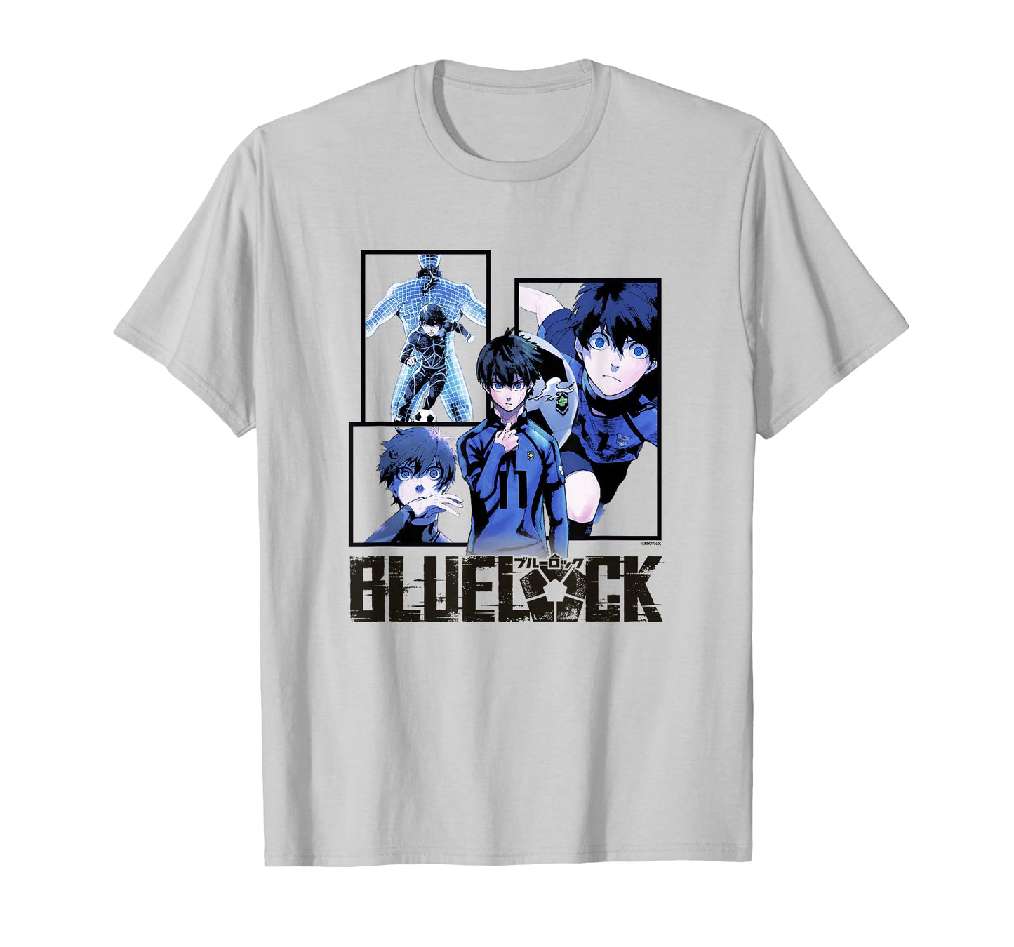 Blue Lock Yoichi Isagi The Mind On The Game Big Split Logo T-Shirt