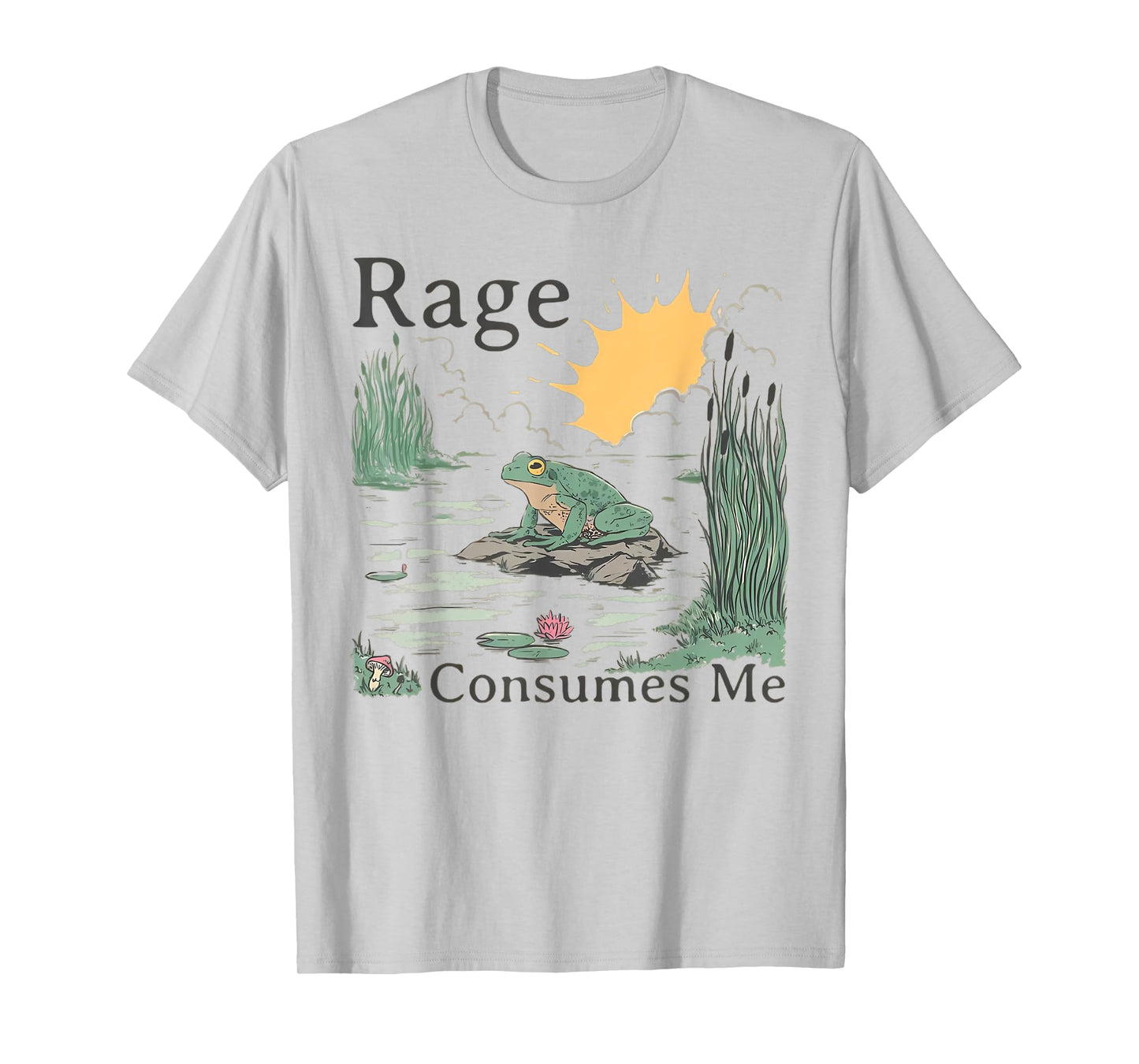 Rage Consumes Me Frog Frog Pond T-Shirt