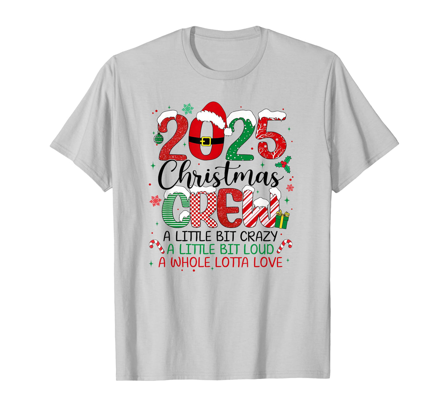 Christmas Cruisin Crew 2025 Matching Family Cruise Holiday T-Shirt