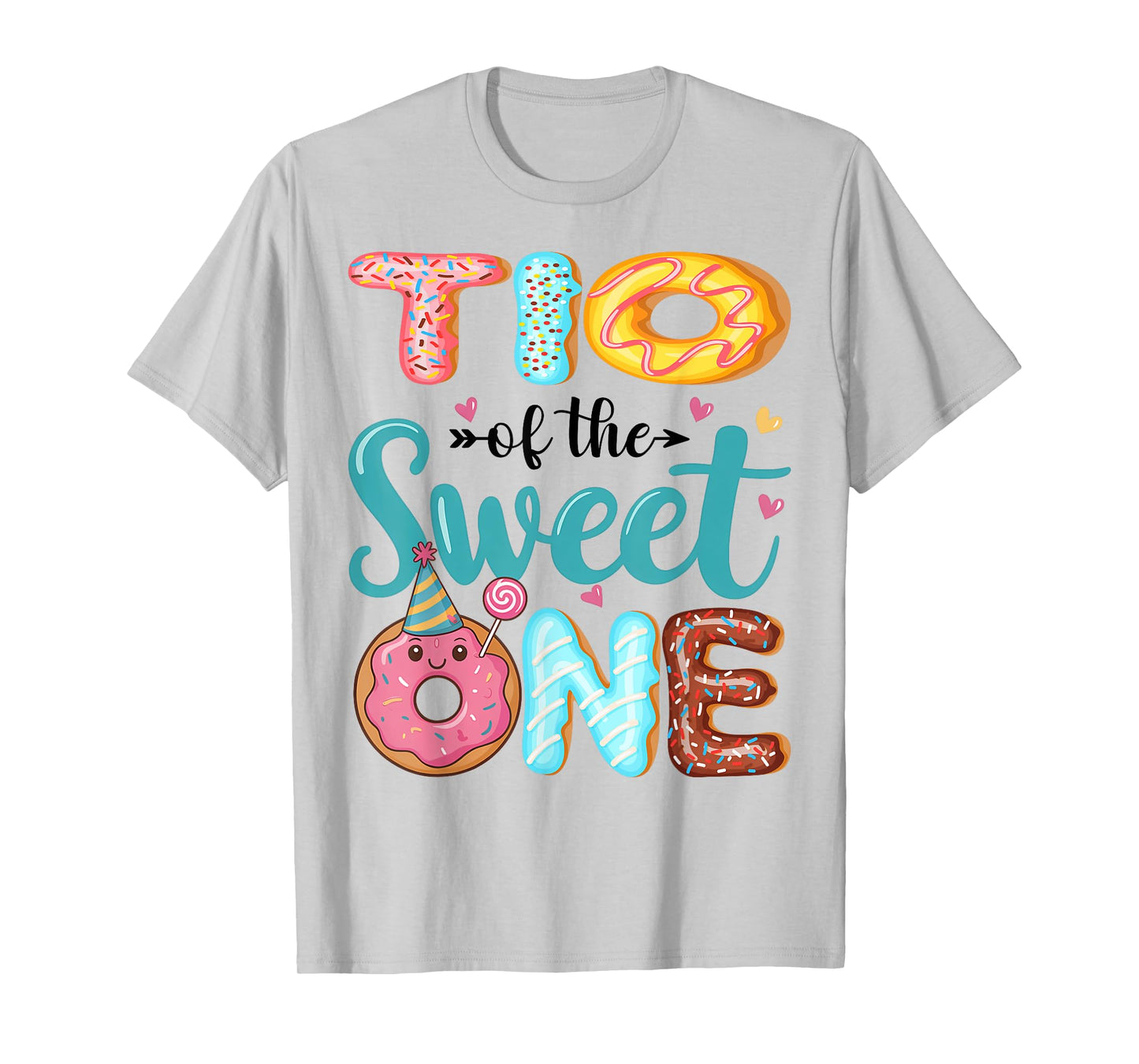 Tio Of The Sweet One 1st Birthday Girl Donut Party T-Shirt