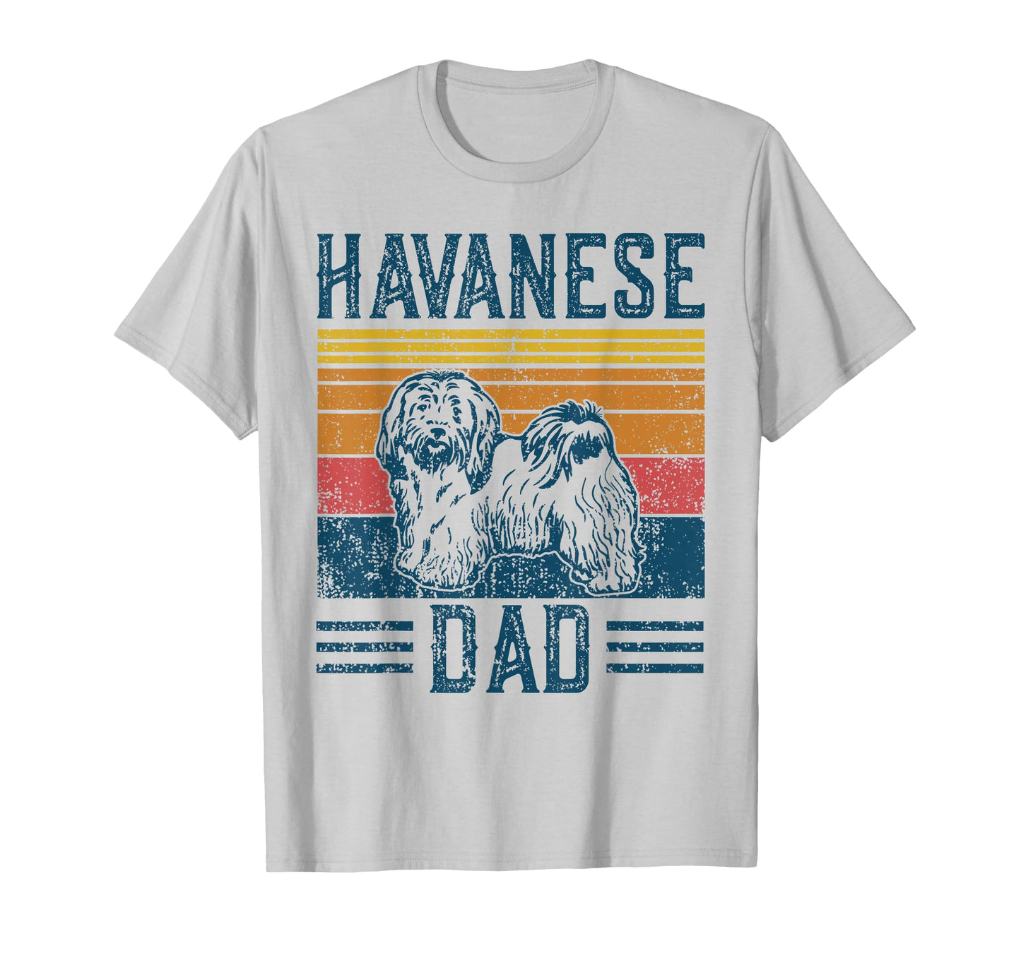 Dog Havanese Dad - Vintage Havanese Dad T-Shirt