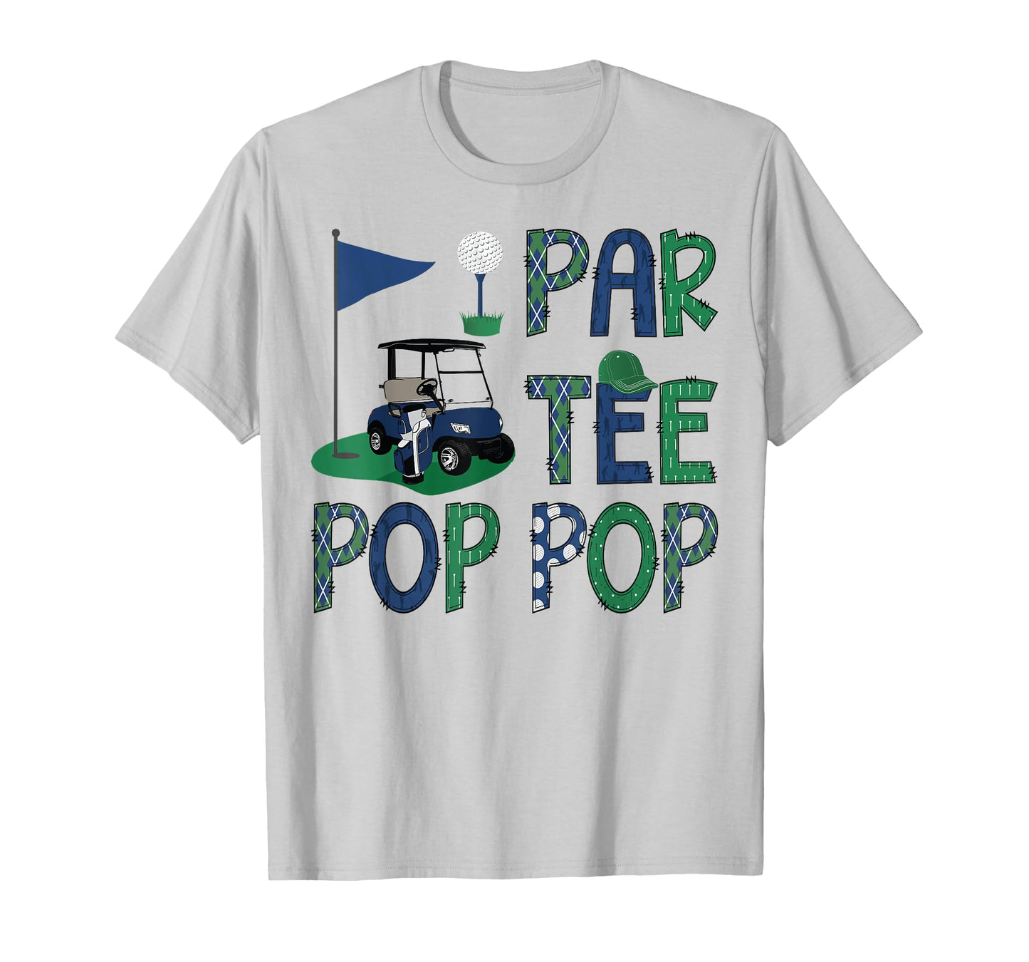 Par-Tee Pop Pop Golf Lover Birthday Party Family Matching T-Shirt