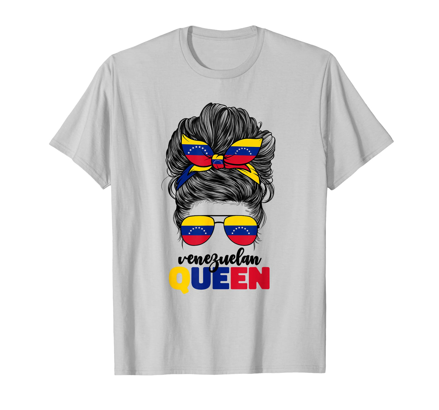 Venezuelan Queen For Women Girls Venezuela Flag Venezolana T-Shirt