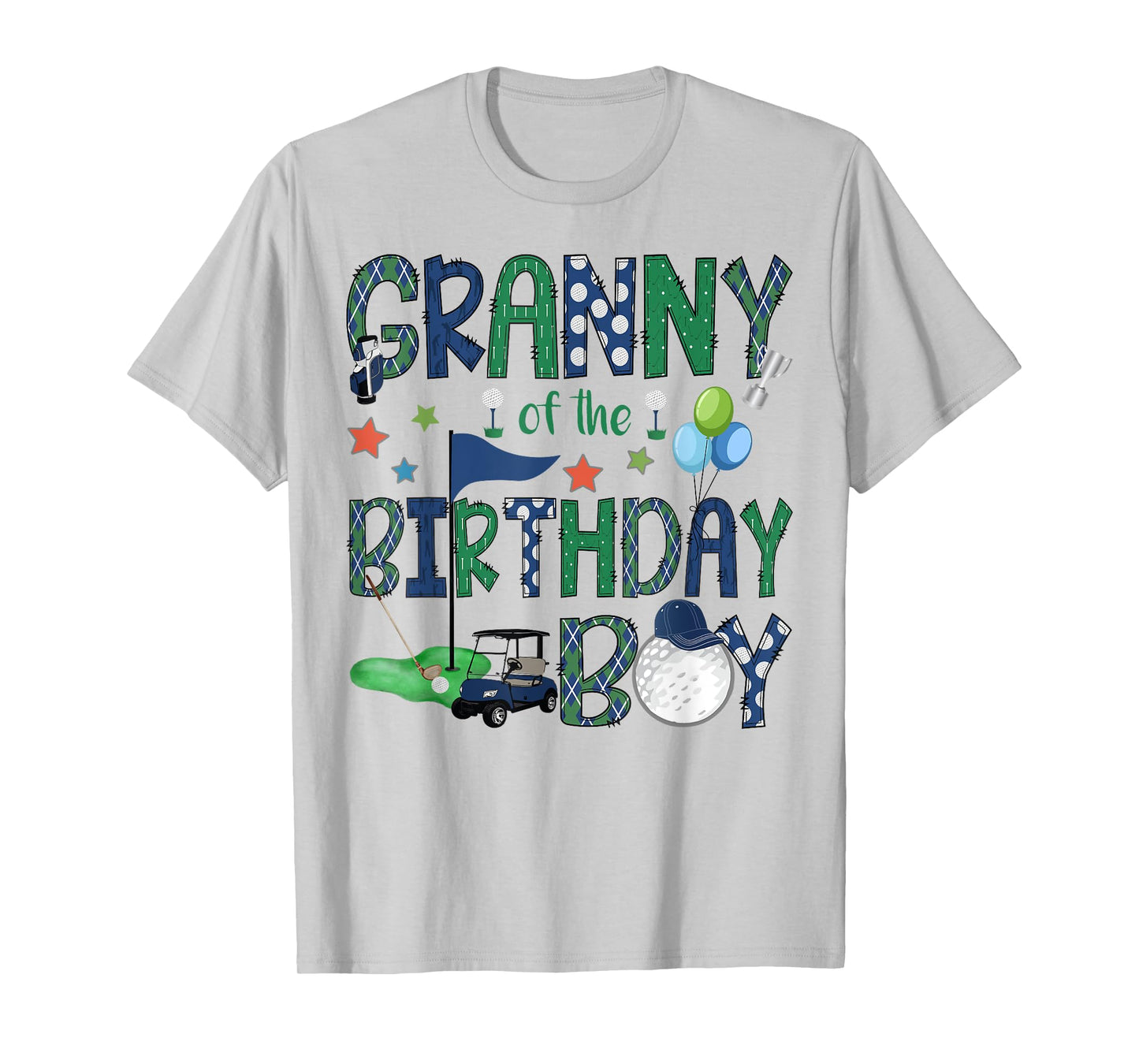 Granny Of The Birthday Boy Hole In One Golf Lover T-Shirt