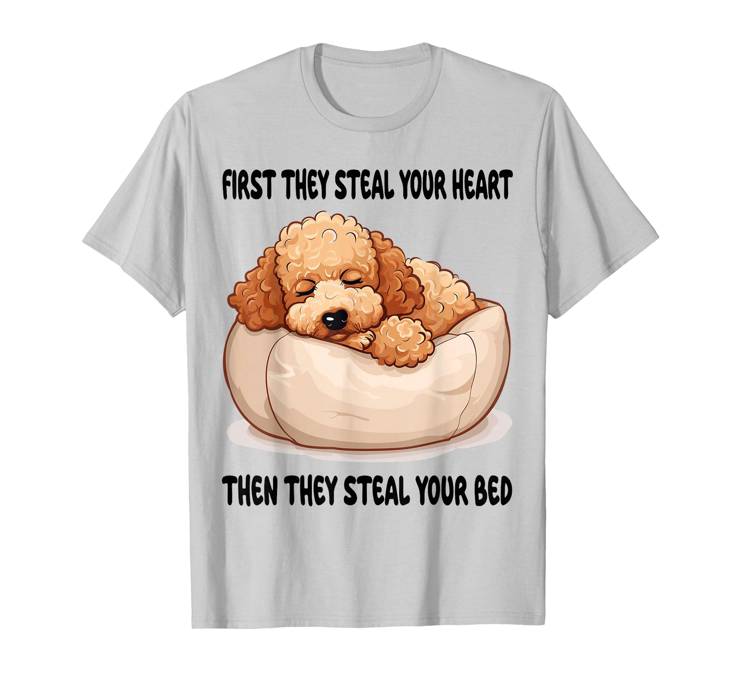 Toy-Poodle Sleeping Pajamas Nightgown T-Shirt