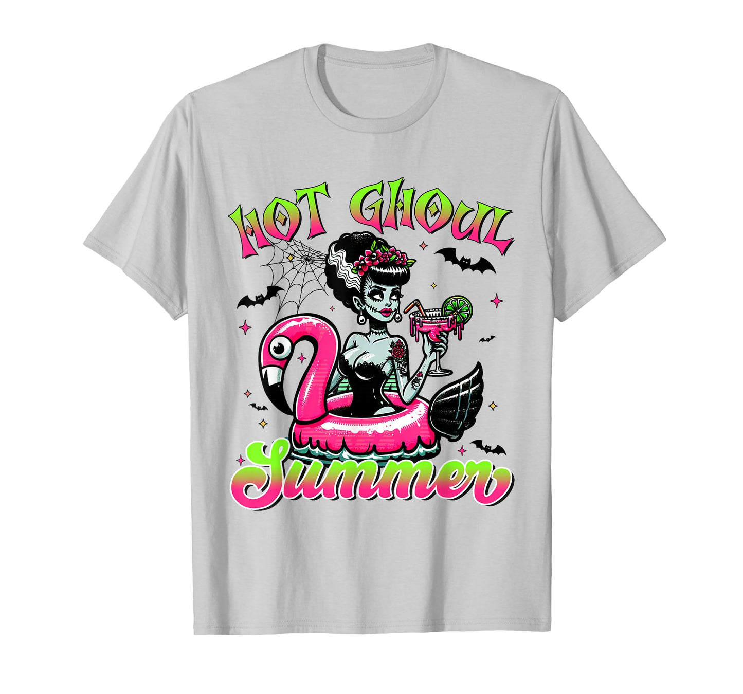 Hot Ghoul Summer Halloween Beach Vibes Aesthetic T-Shirt