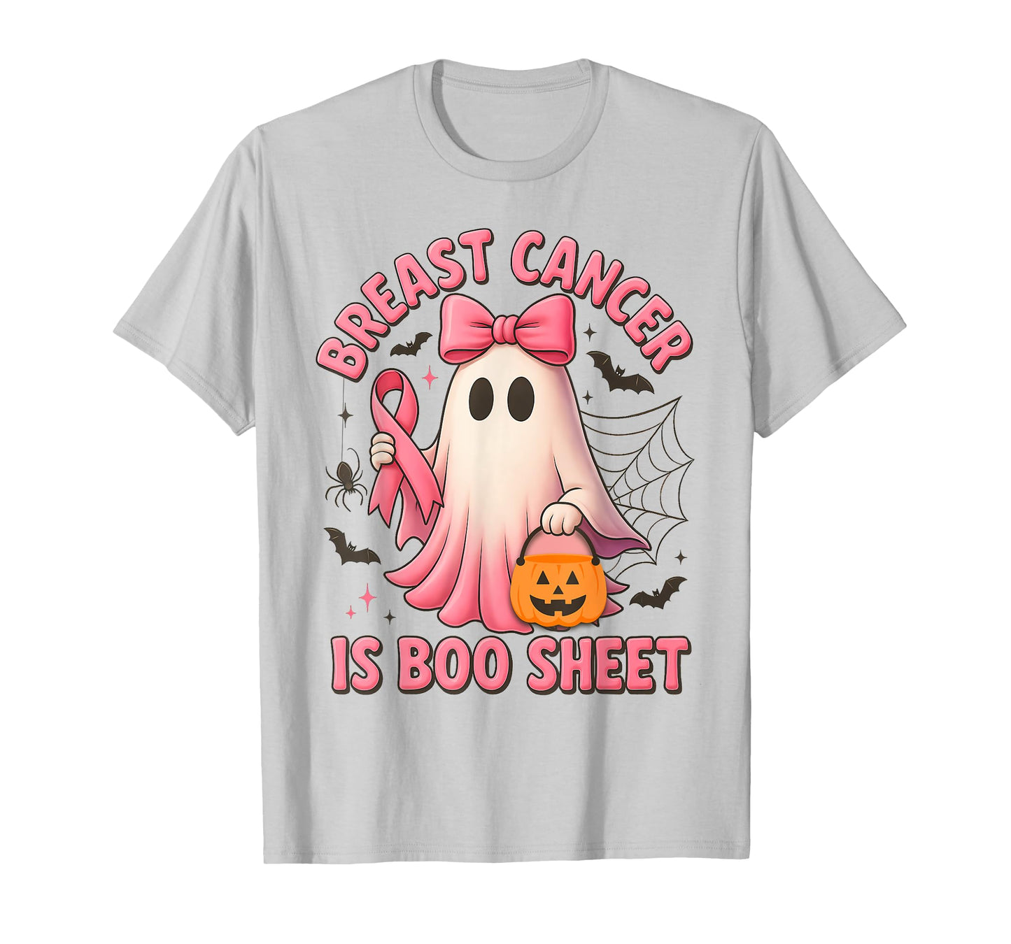 Breast Cancer is Boo Sheet Breast Cancer Awareness Halloween T-Shirt