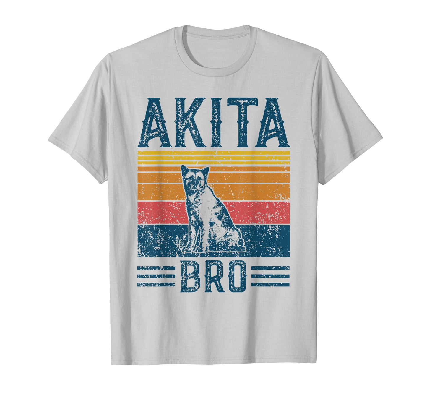 Dog Akita Bro - Vintage Akita Bro T-Shirt for Men Women Kids