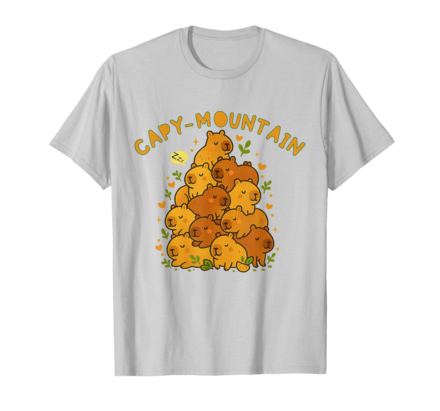 Cozy Capy-Mountain Cute Capybara Lovers T-Shirt