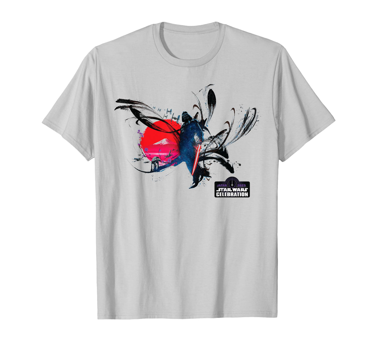 Star Wars Celebration Japan 2025 Darth Vader Key Art & Logo T-Shirt