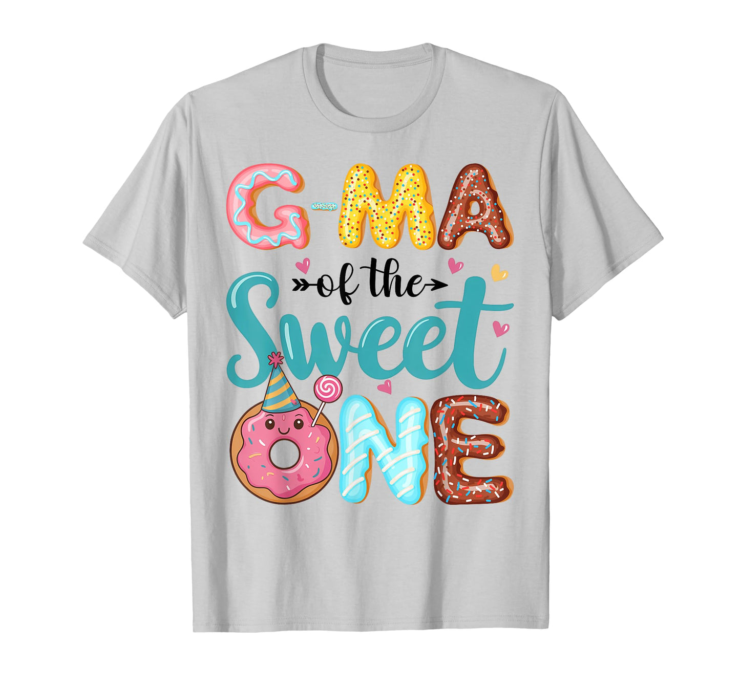 G-Ma Of The Sweet One 1st Birthday Girl Donut Party T-Shirt