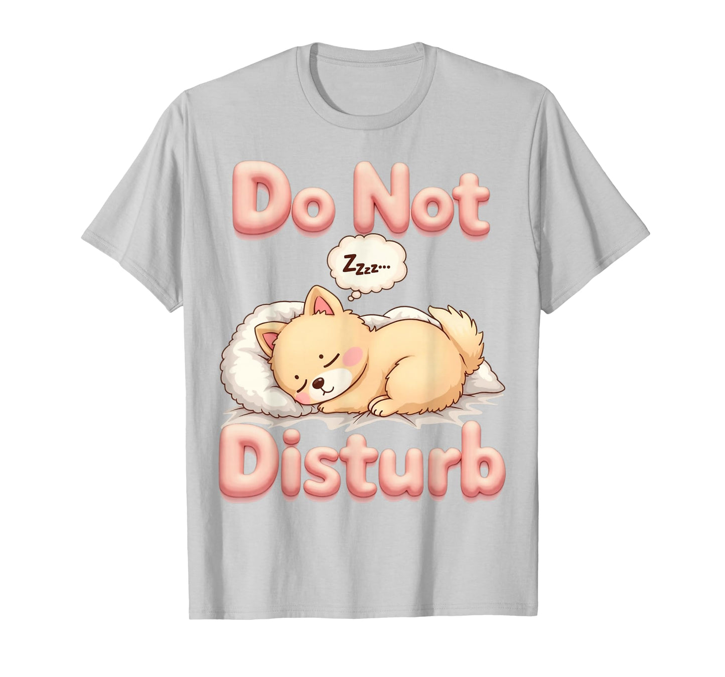 Do Not Disturb Pom Dog Funny Pomeranian Pajamas T-Shirt
