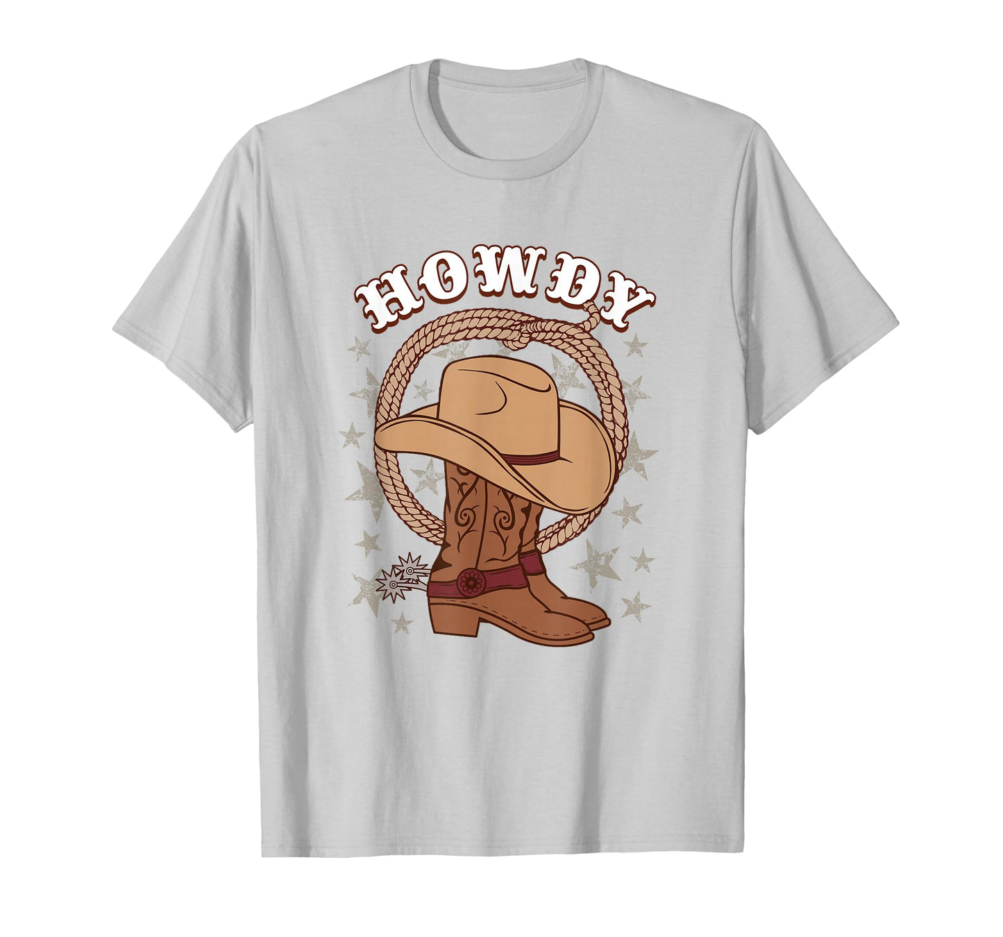 American Western Howdy Gear for Cowboys & Cowgirls Howdy Funny Cowboy Boots Hat Texas Rodeo Country Western T-Shirt