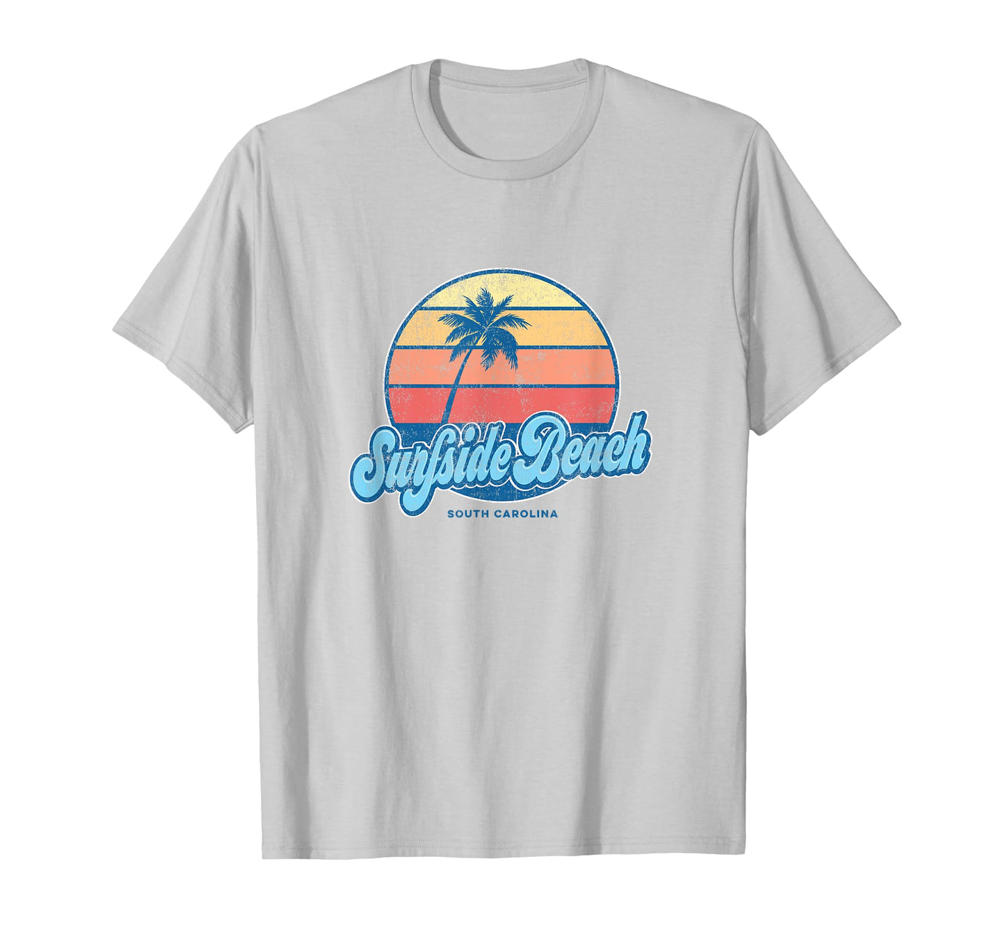 Vintage Surfside Beach South Carolina SC Classic 70s Retro S T-Shirt