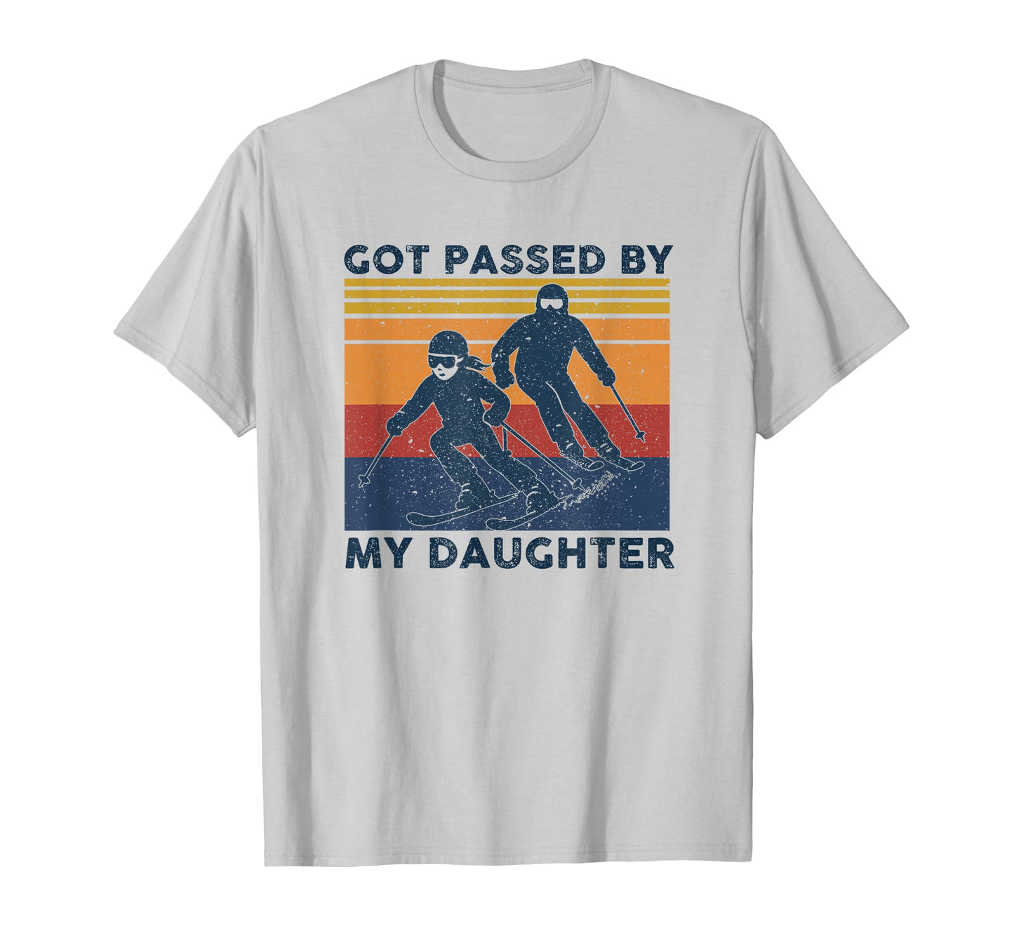 Got Passed by My Daughter Funny Skiing T-Shirt