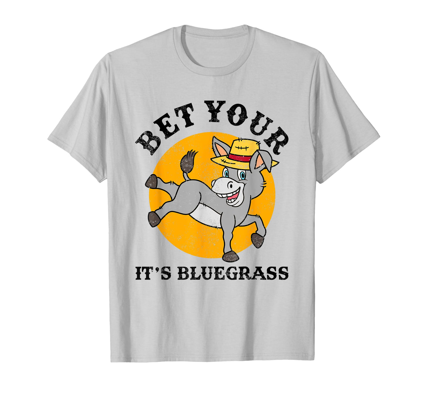 Bet Your Ass It's Bluegrass Gift Country Music Banjo Fiddle T-Shirt