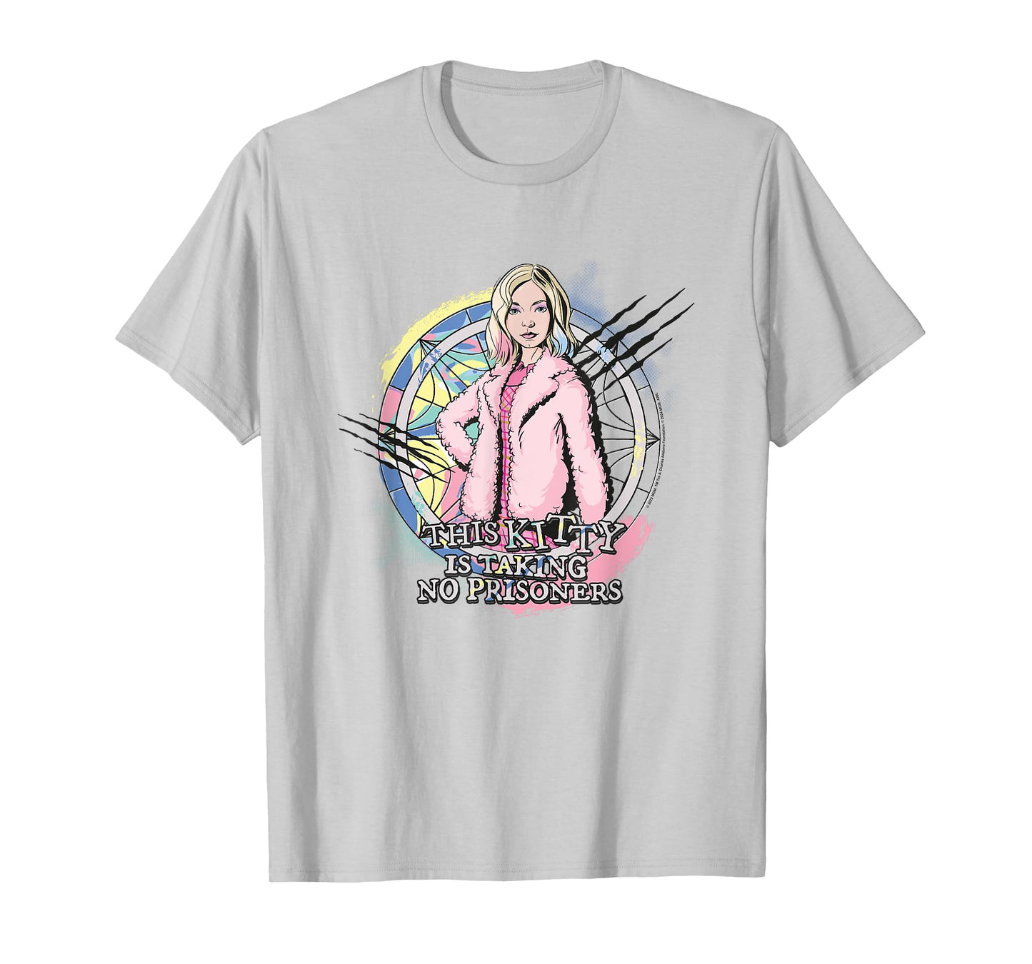Wednesday This Kitty Is Taking No Prisoners Enid Logo T-Shirt